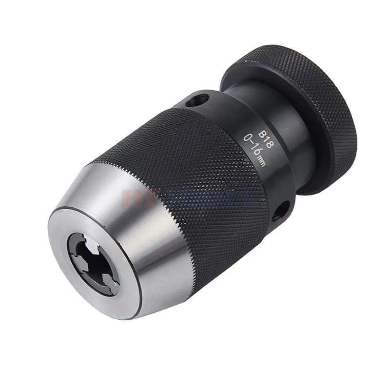 Keyless drill chuck with taper Mounted