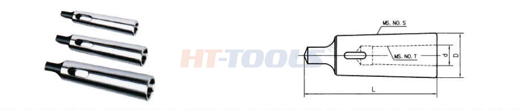 DIN2185 MORSE TAPER SLEEVES