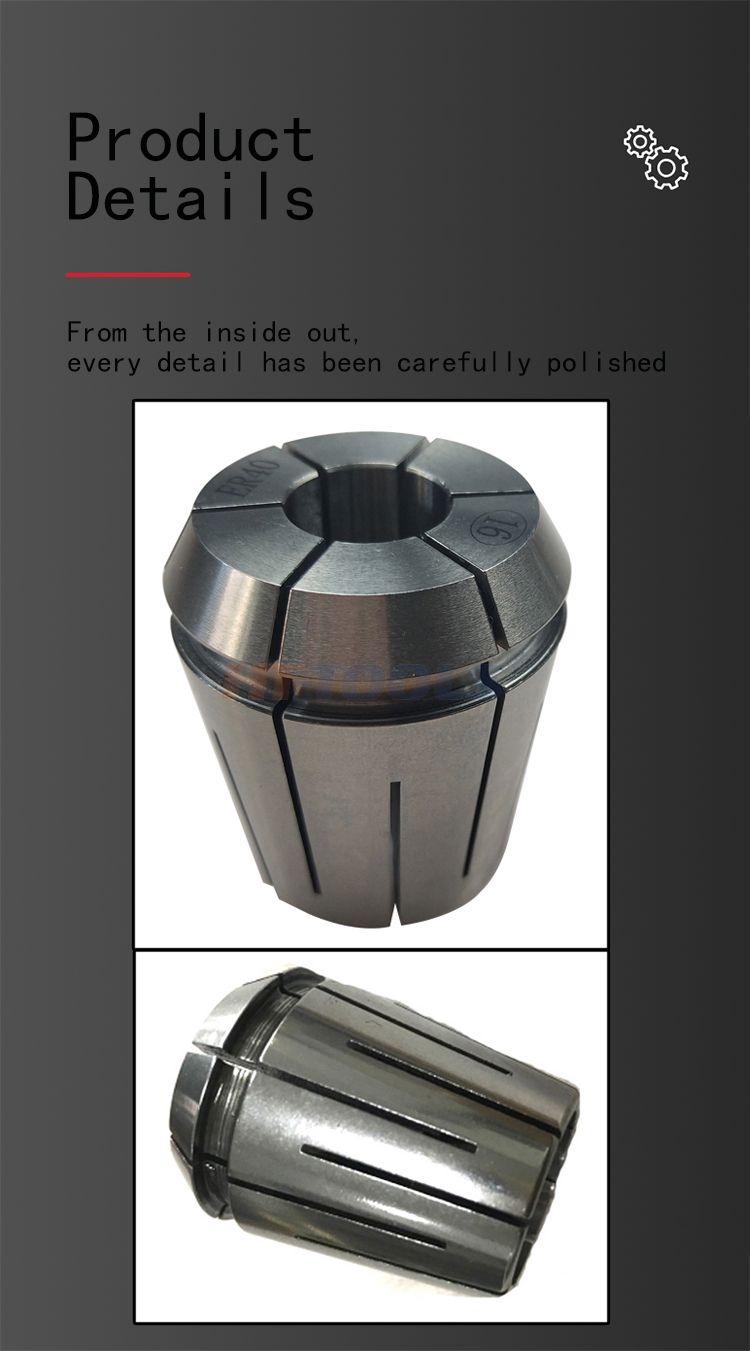 ERH groove water stop cylinder clamp center cold water mechanical elastic jacket ER16 20 25 40 chuck