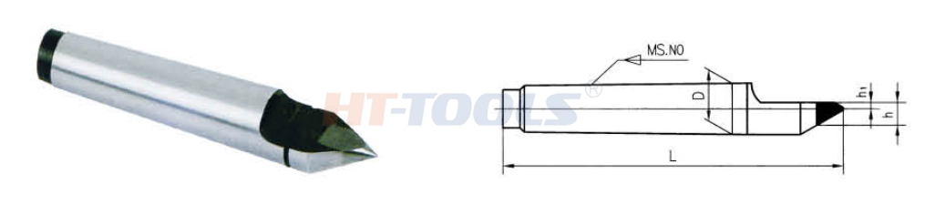 Carbide Half-Notched Center