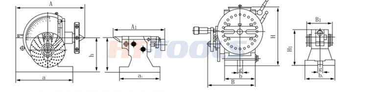 BS series semi-universal dividing head
