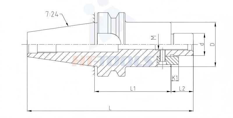 BBT/BT Combi Shell Mill Arbor BBT/BT Combi Shell Mill Arbor