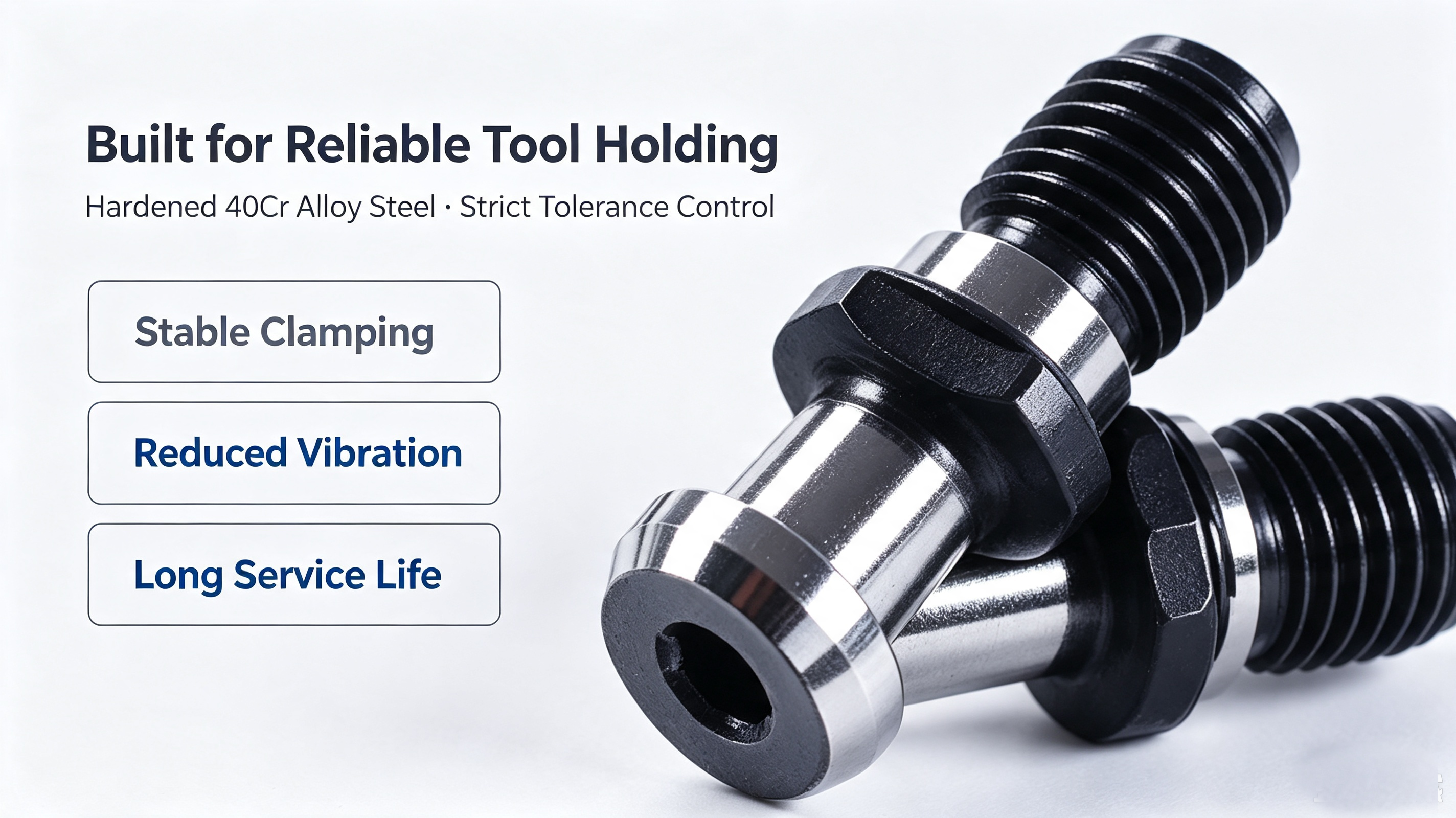 Pull Stud BT30 BT40 BT50 ISO CAT SK Mazak | CNC Tool Holder Retention Knobs Factory