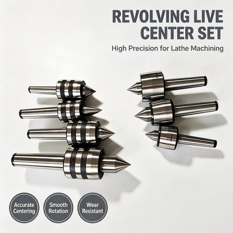 MT Live Center Set, Interchangeable Lathe Live Tailstock Centers Kit